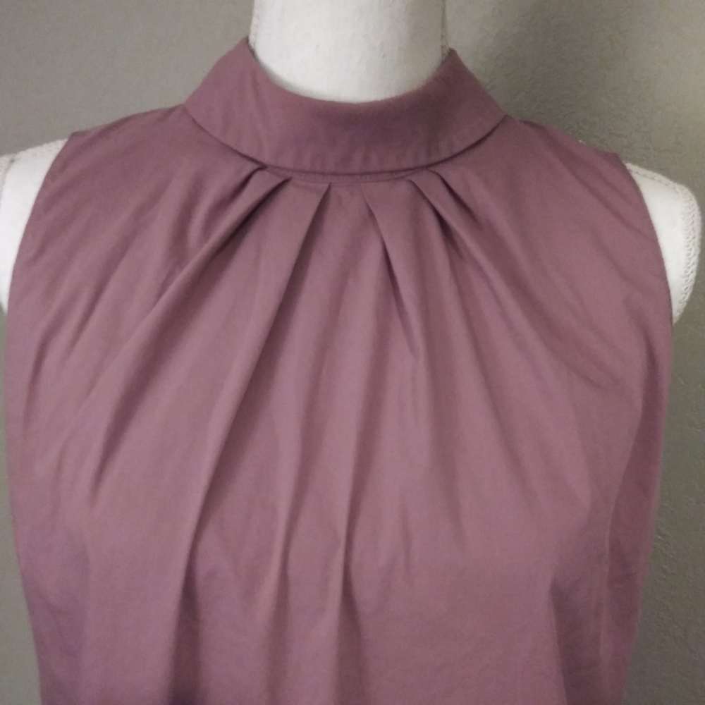 BOGO🆓 | Ann Taylor Sleeveles Cinched Collared Top - Picture 5 of 12
